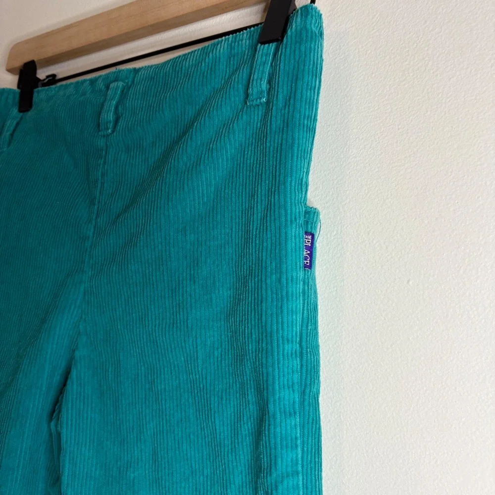 The‎ Childrens Place Teal Corduroy Pants Girls Size S 6 Pleated Front